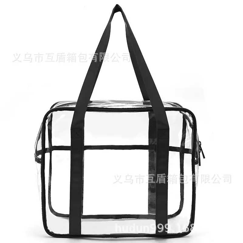 Transparent PVC Shoulder Bag Large Capacity Washable - Image 3
