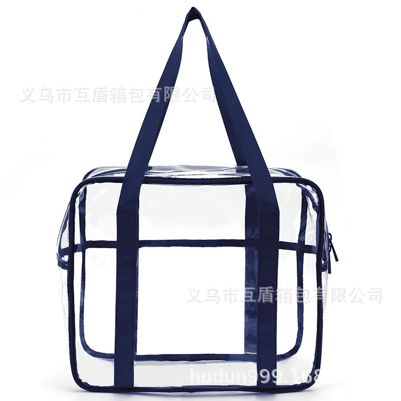 Transparent PVC Shoulder Bag Large Capacity Washable - Image 5