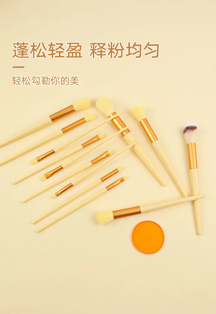 13-Piece Makeup Brush Set for Blush, Concealer, Eye Shadow — feature 8