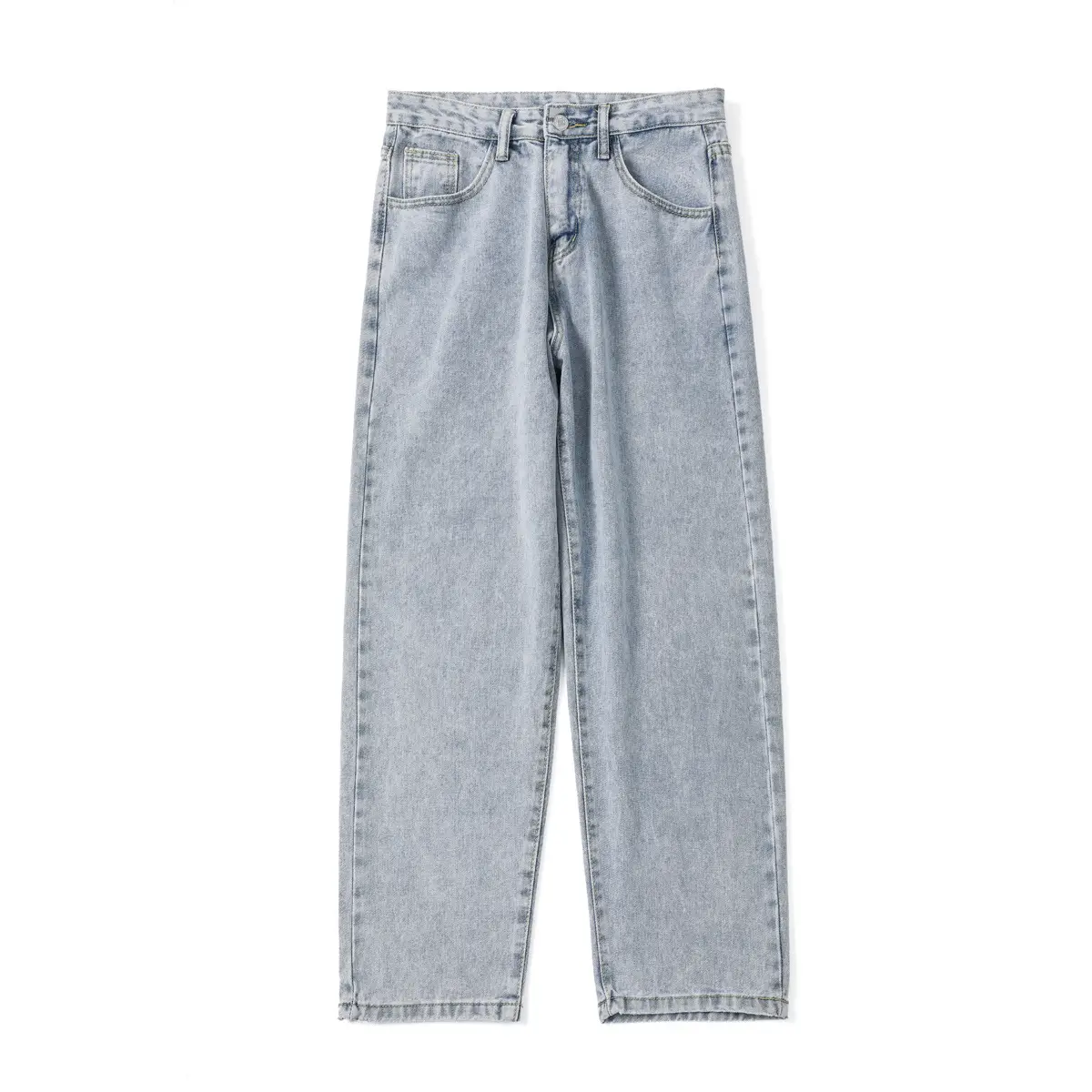 Xxbro Men's Wide Leg Retro Jeans All-Match Loose Fit - Image 2