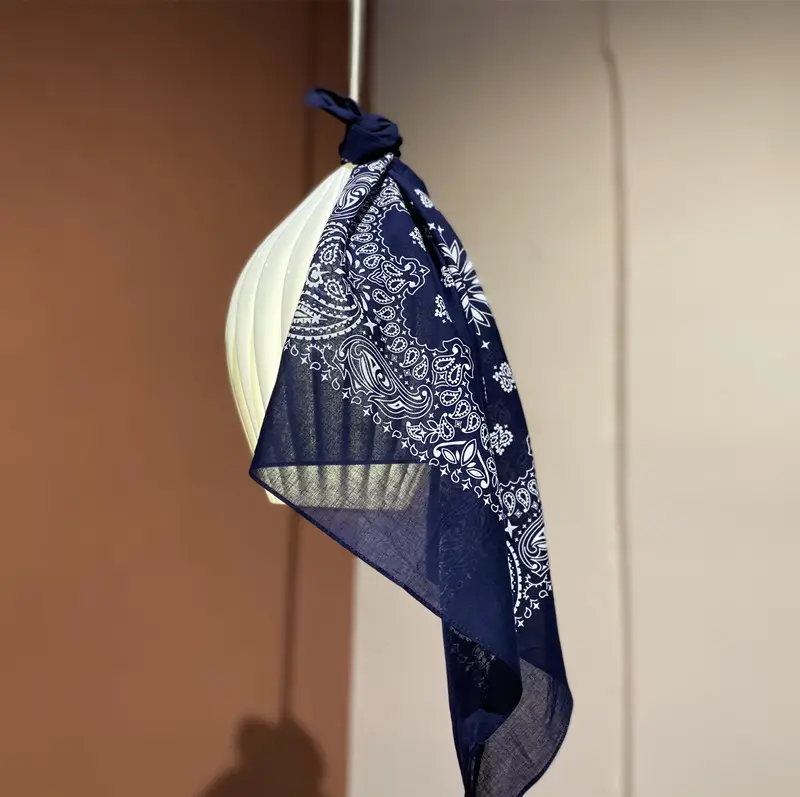 Cotton Japanese Style Small Scarf Towel Retro Temperament All-match Decorative Hair Band - Image 4