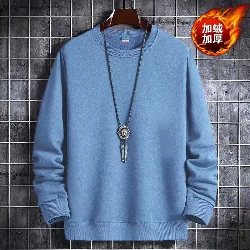 Men's Yellow Korean Print Sweatshirt Loose Fit Long Sleeve - Image 19