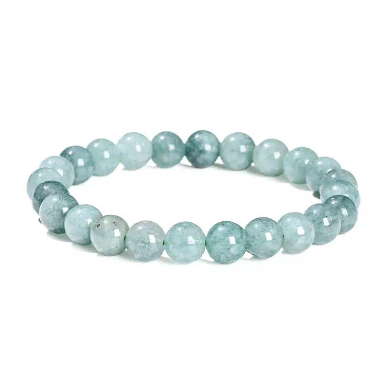 Aquamaro Round Bead Bracelet for Women