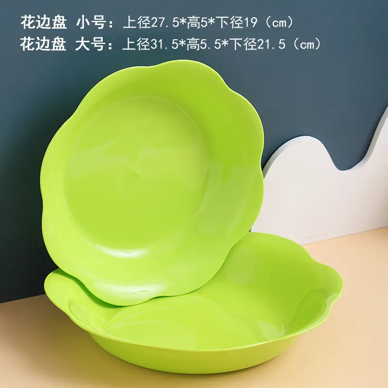 White Floral Kitchen Dish with 27.5cm Base - Image 13