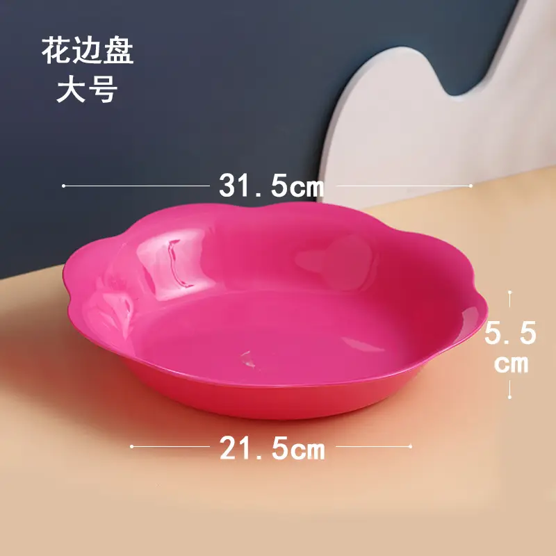 White Floral Kitchen Dish with 27.5cm Base - Image 5