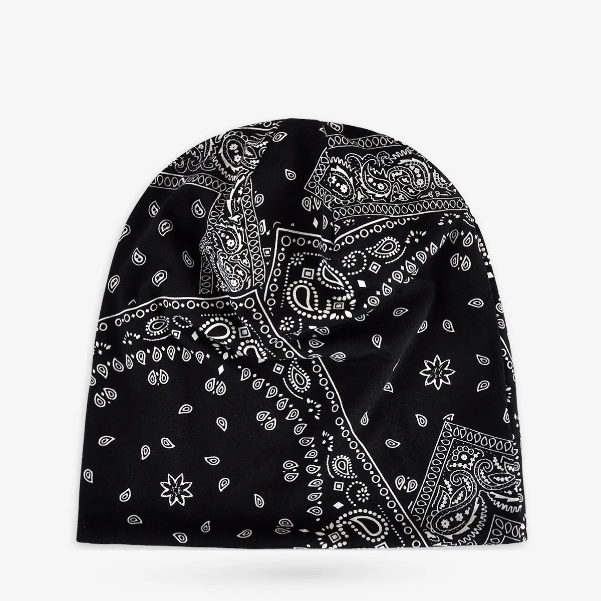 Men & Women Cotton Cashew Flower Turban Hat Spring Summer Cool Hip-Hop Fashion — feature 1