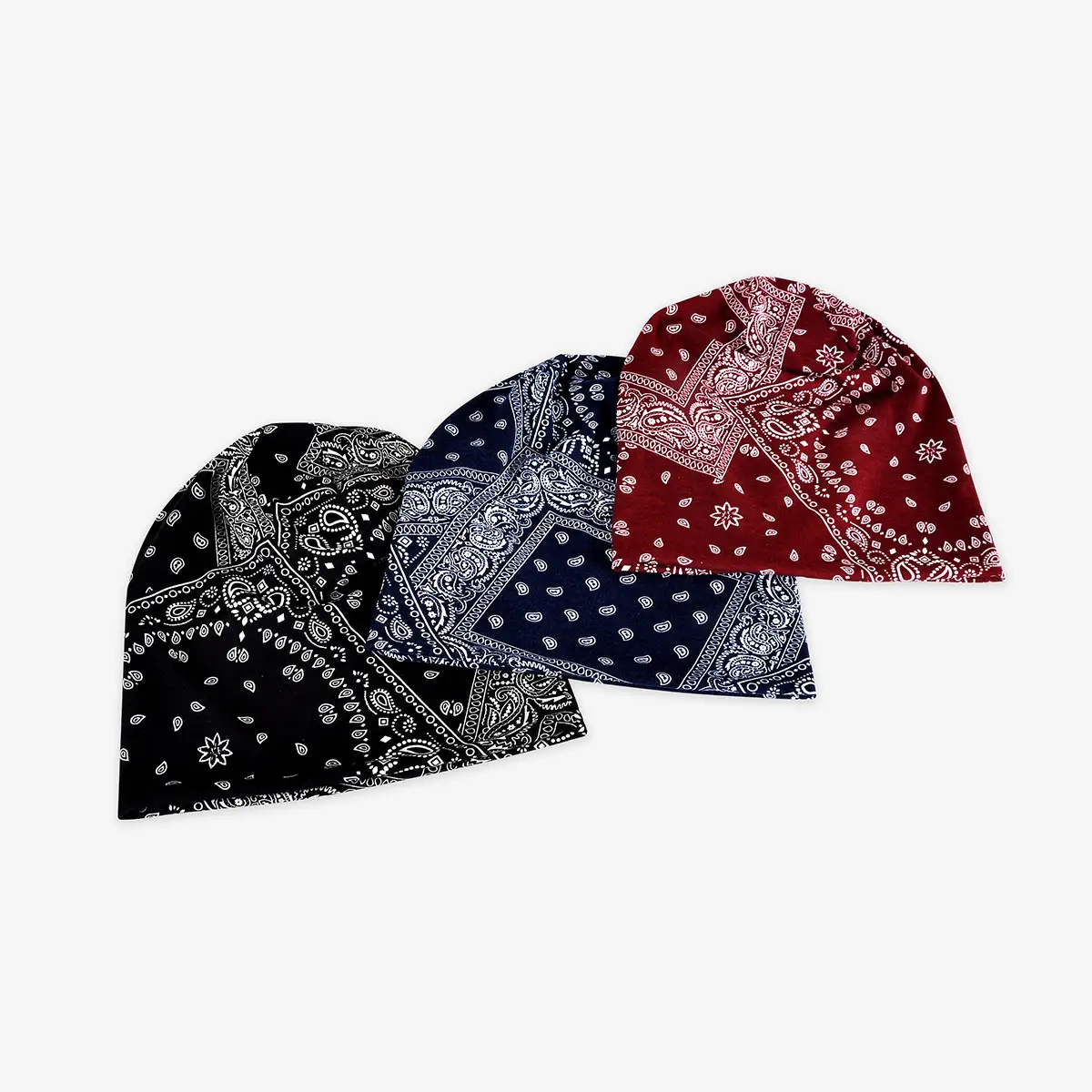 Men & Women Cotton Cashew Flower Turban Hat Spring Summer Cool Hip-Hop Fashion — feature 11
