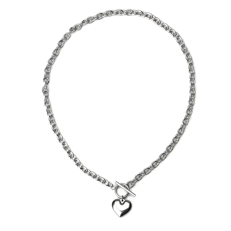 Japanese Korean Style Heart Chain Necklace for Girls - Image 5