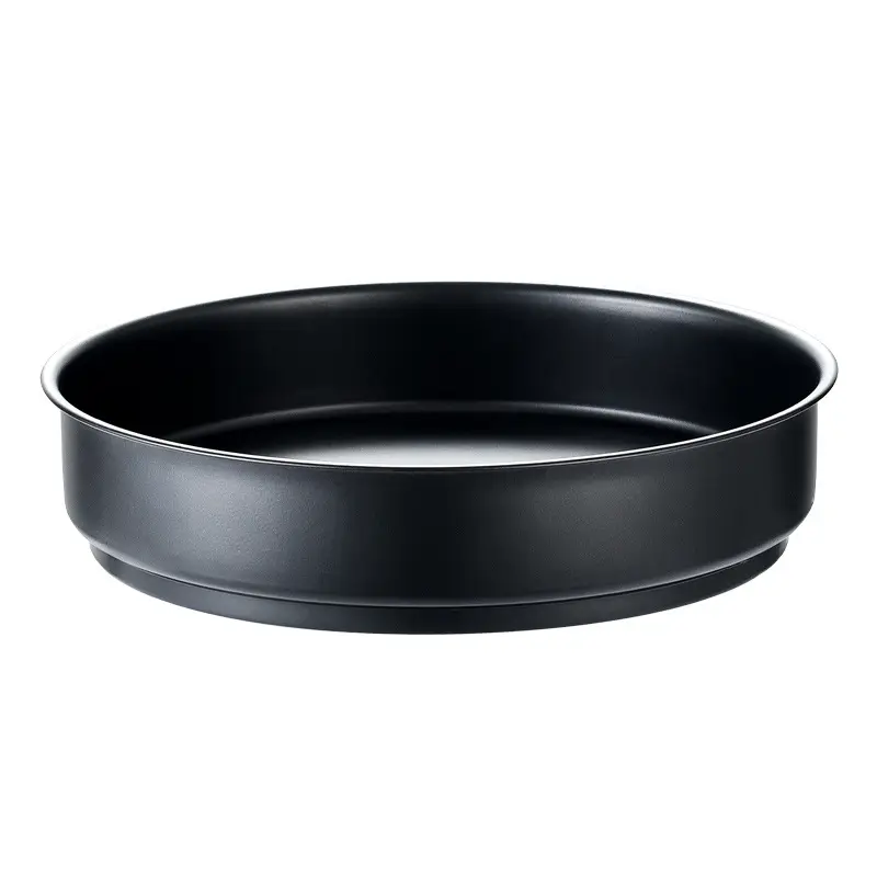 Stainless Steel Rotating Countertop Tray Black 31cm