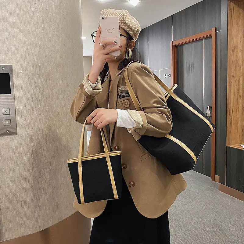 Large Capacity Canvas Tote Bag for Women - Image 9