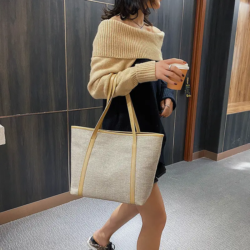 Large Capacity Canvas Tote Bag for Women - Image 10