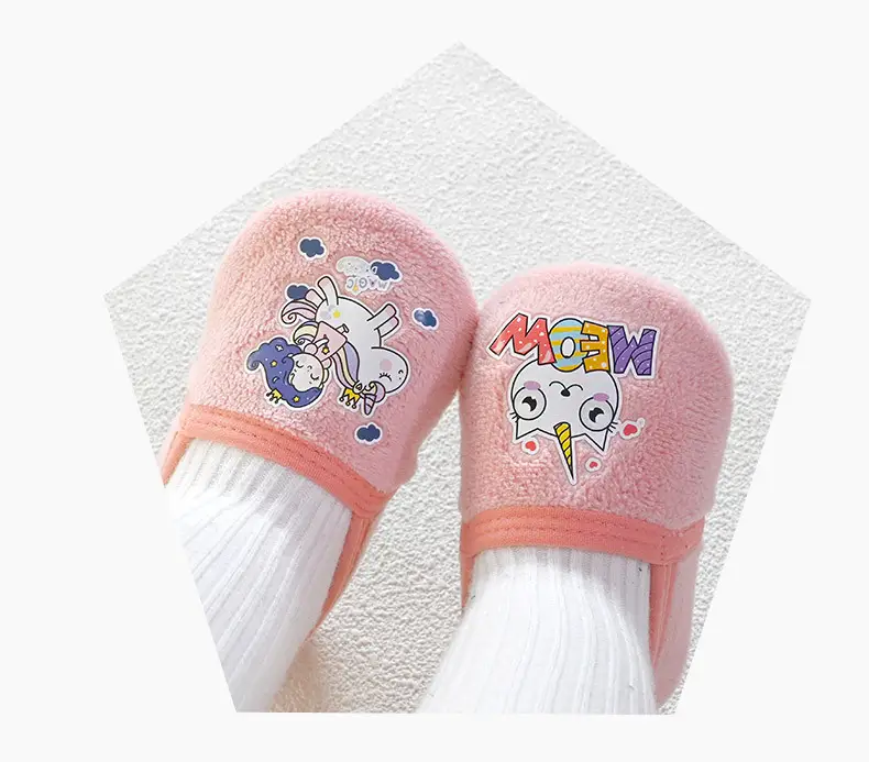 Baby Non-Slip Floor Socks Pink Soft Coating β feature 16