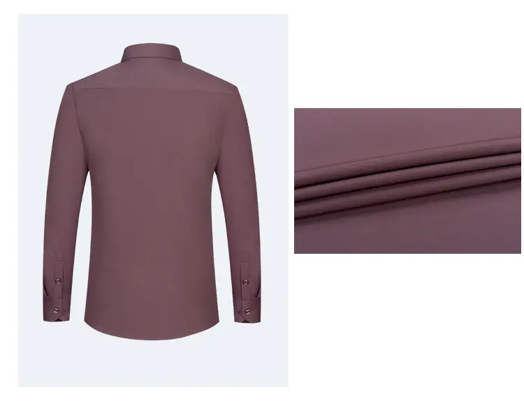 Men's Bamboo Fiber Long-Sleeve Shirt Grey — feature 21