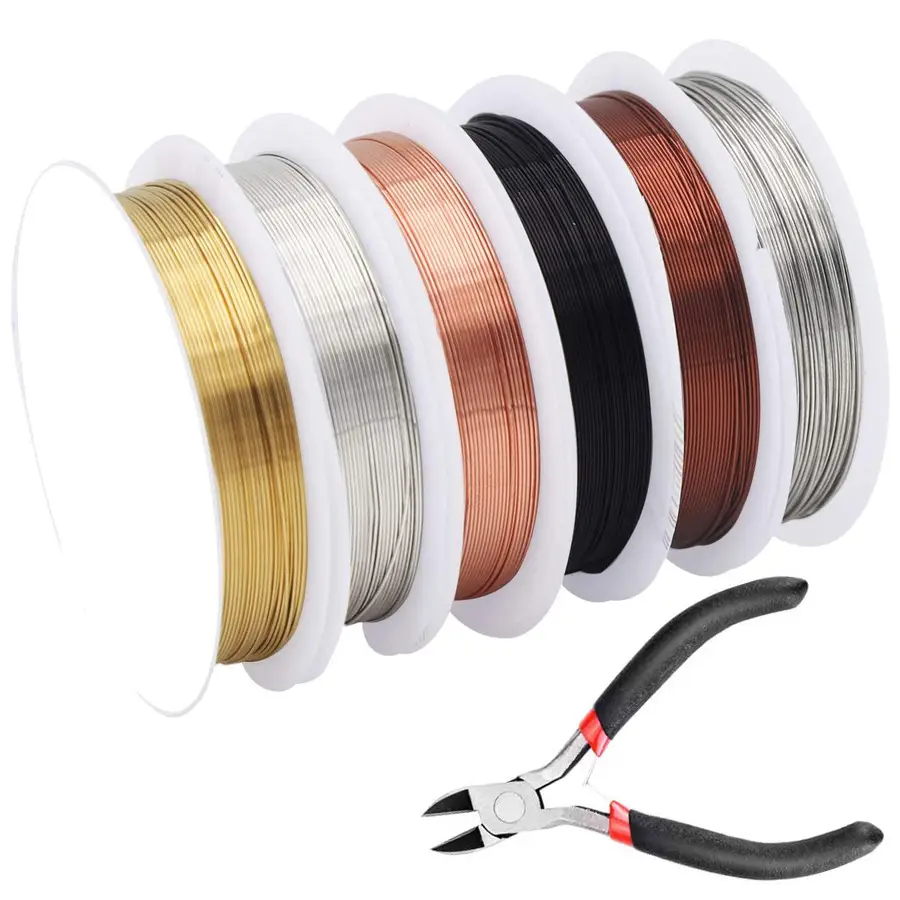 Copper Wire 6Pcs Color Retaining DIY Jewelry