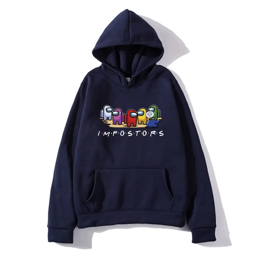 Pink Among Us Printed Hoodie for Men Women - Image 10