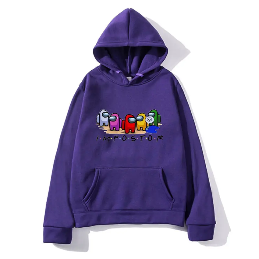 Pink Among Us Printed Hoodie for Men Women - Image 5