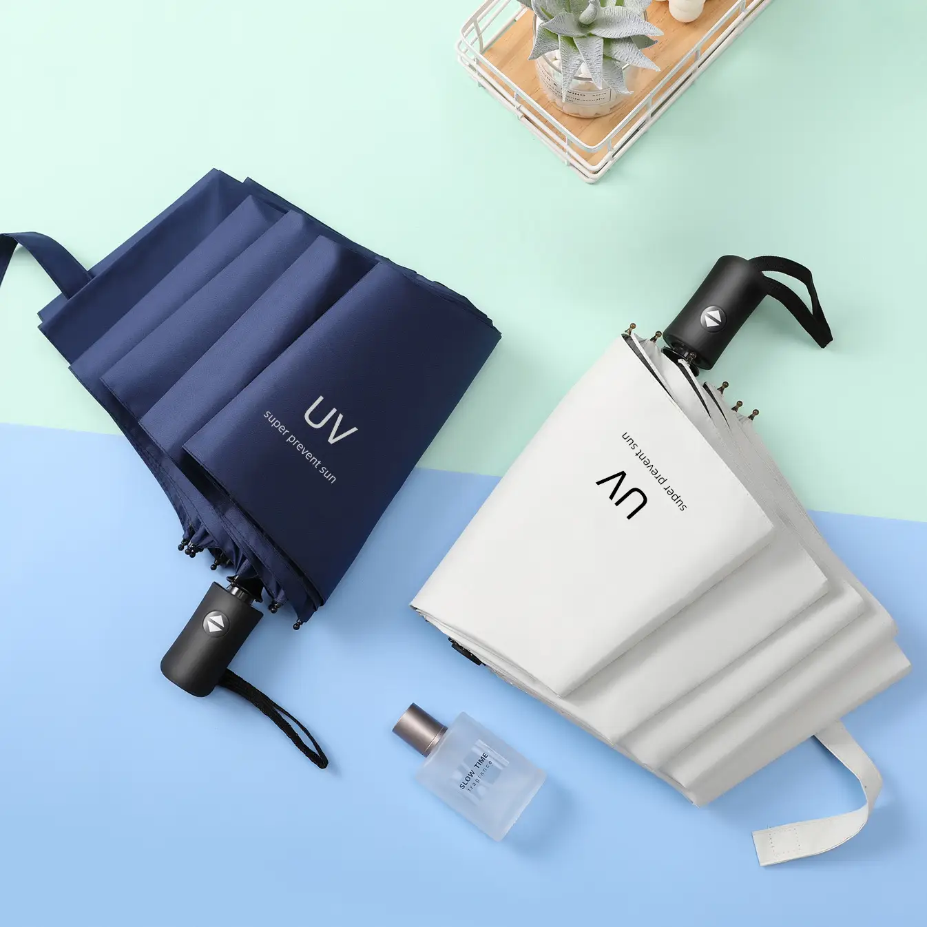 UV Sun Protection Automatic Umbrella for Men Women - Image 24