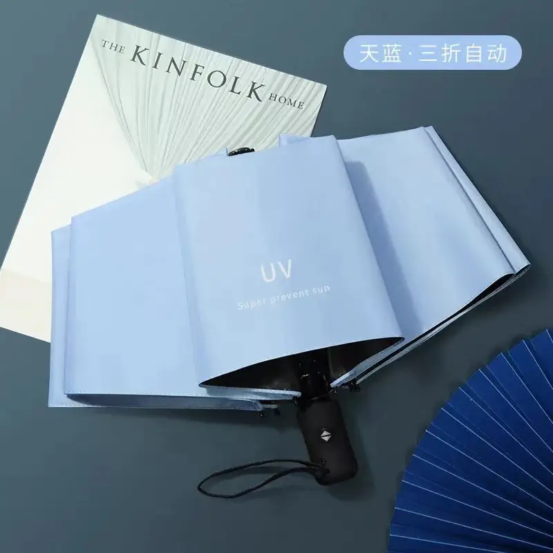 UV Sun Protection Automatic Umbrella for Men Women - Image 2