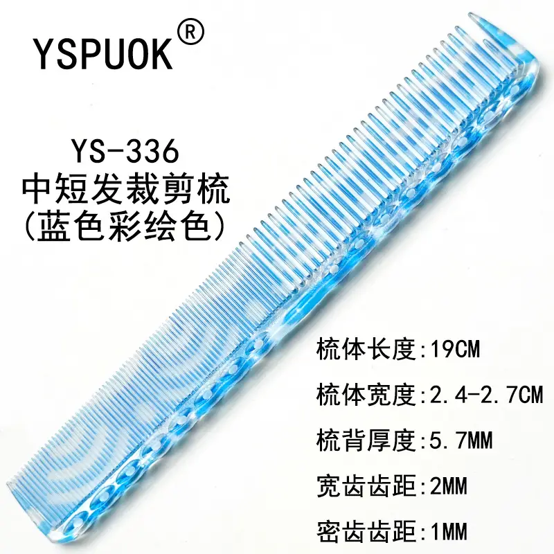 Yasuwok Styling Combs Blue 18.5cm Hair Cutting Tool - Image 84