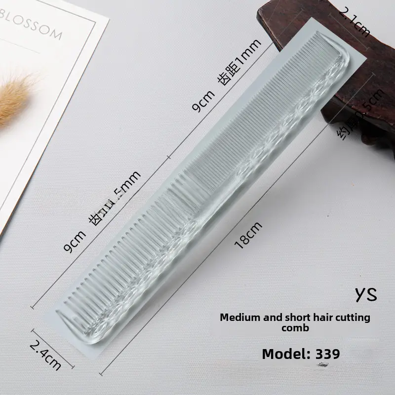 Yasuwok Styling Combs Blue 18.5cm Hair Cutting Tool - Image 7