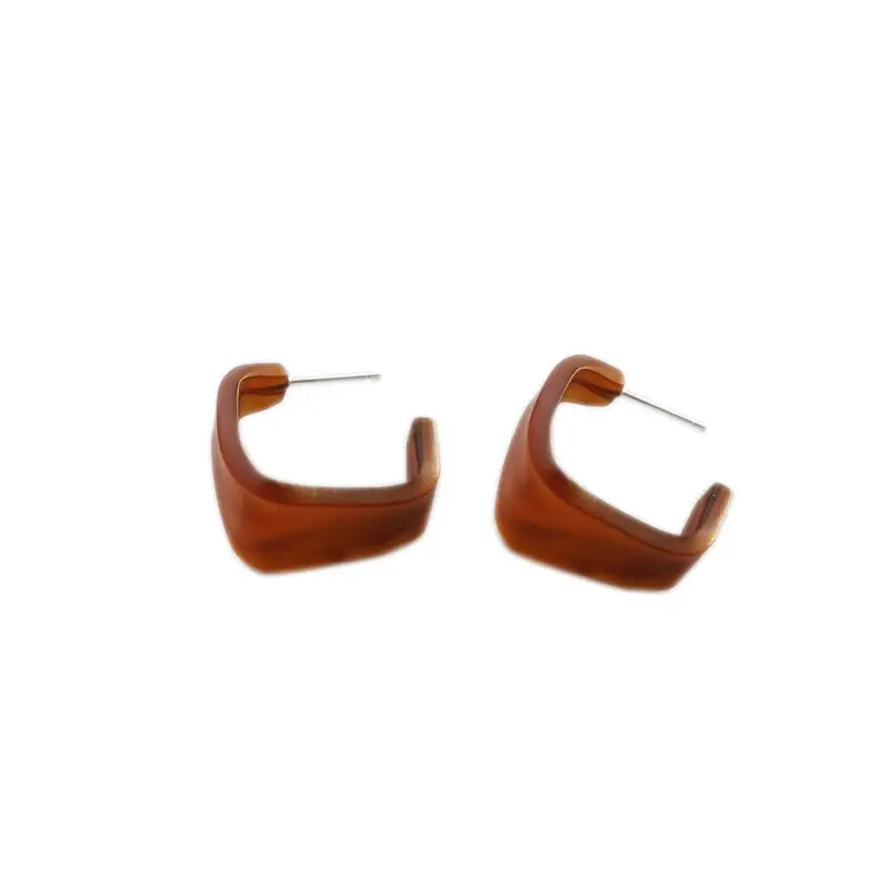 S925 Silver Needle Retro Leopard Acrylic Earrings Women - Image 6