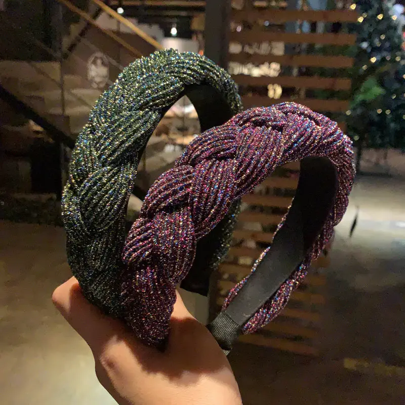 Colorful Braided Hair Hoop for Women - Image 7