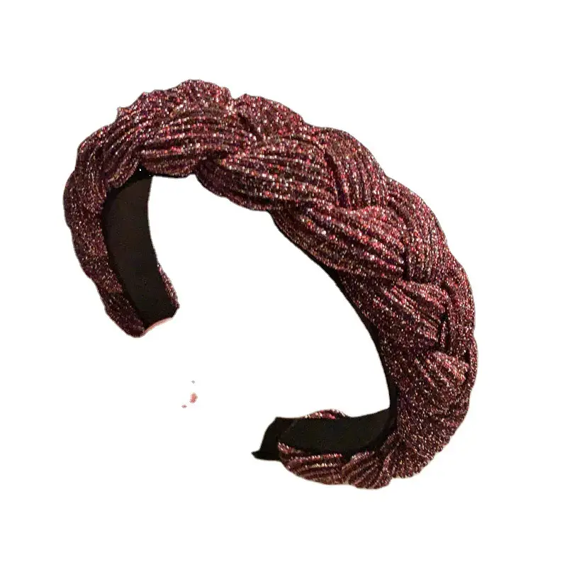 Colorful Braided Hair Hoop for Women - Image 9