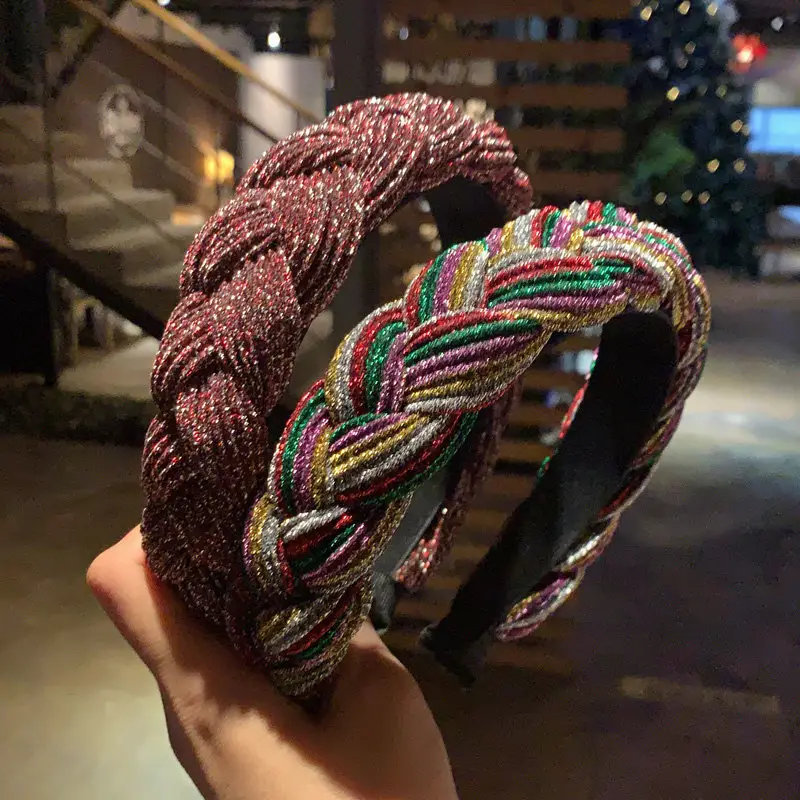 Colorful Braided Hair Hoop for Women — feature 2