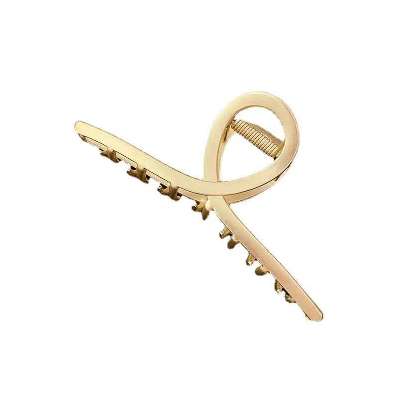 Elegant Metal Hair Clip for Women 8cm - Image 25