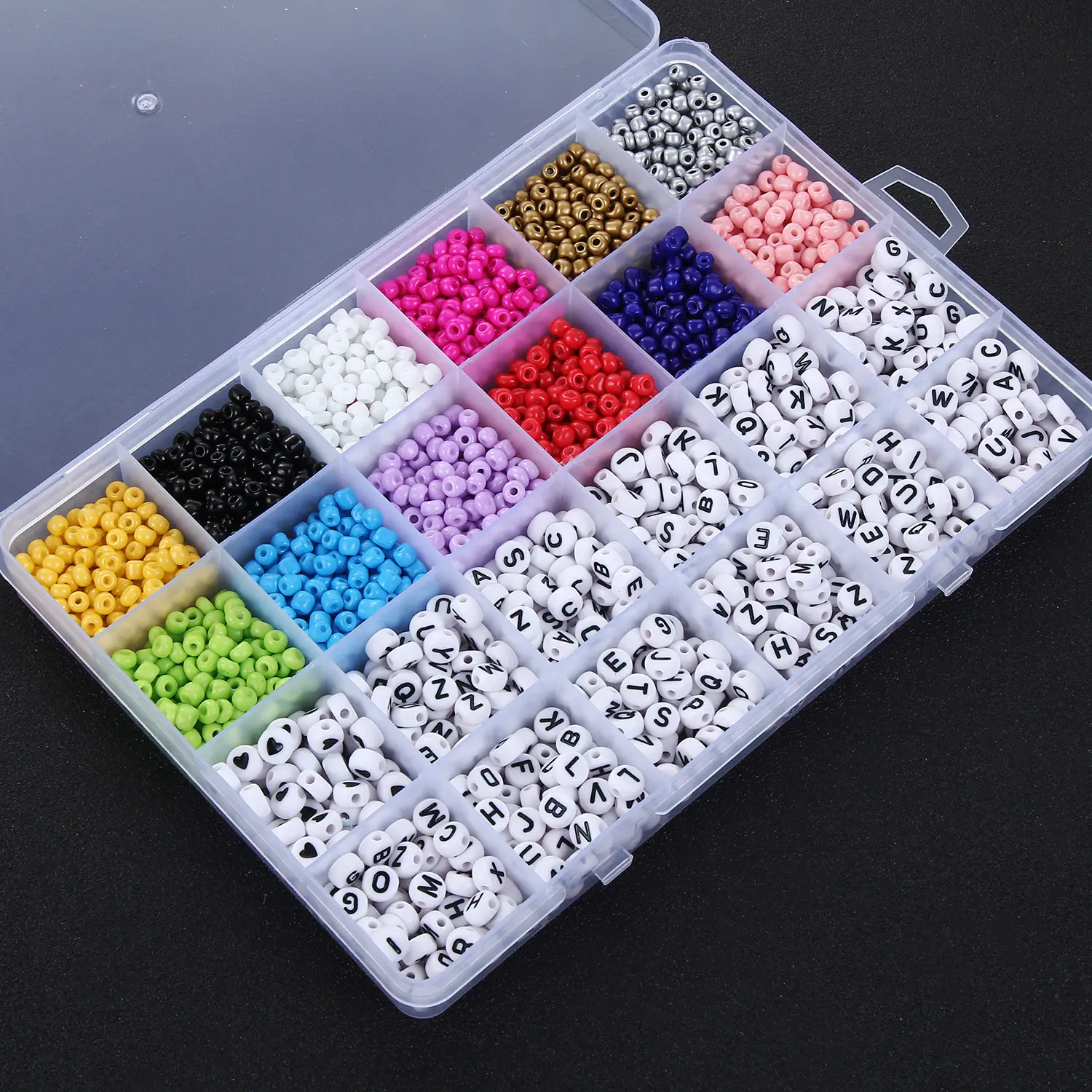 4mm Acrylic Letter Beads Set for DIY Bracelets - Image 12