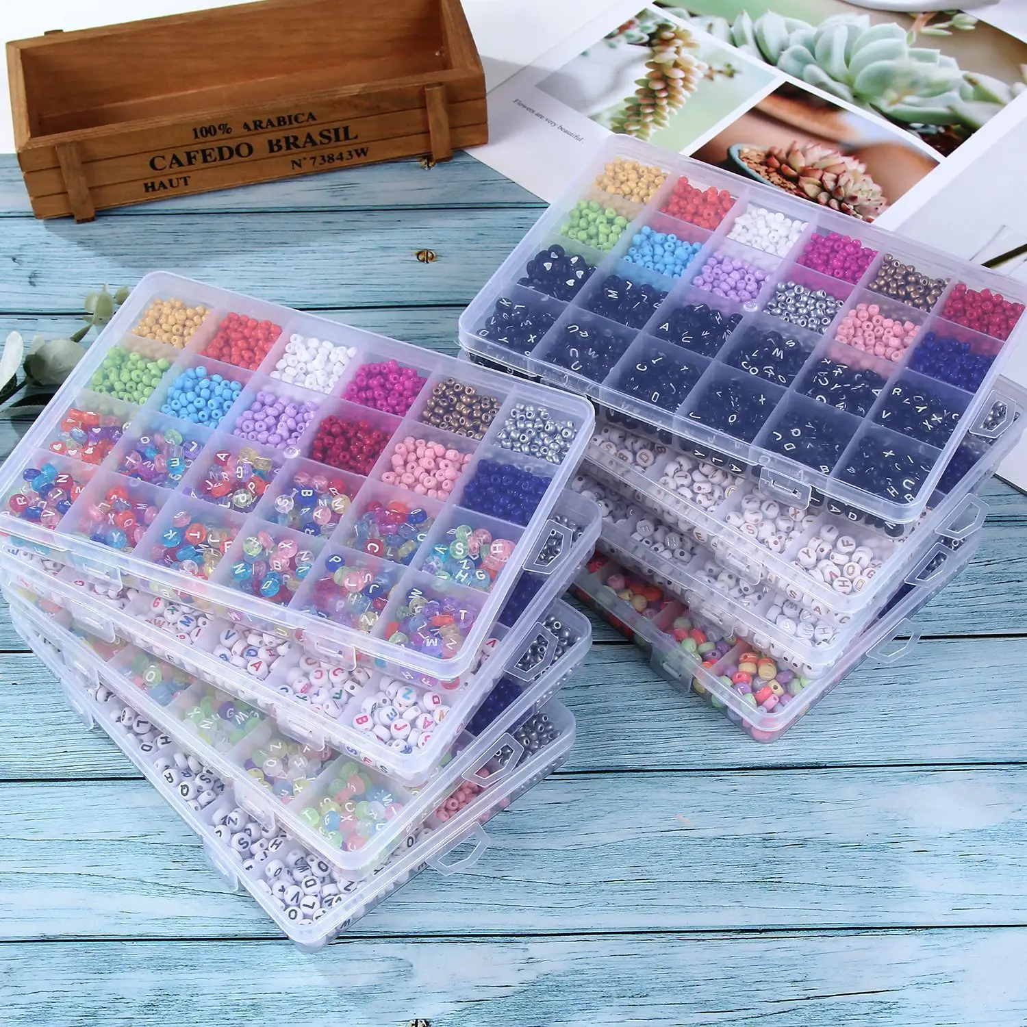 4mm Acrylic Letter Beads Set for DIY Bracelets - Image 13
