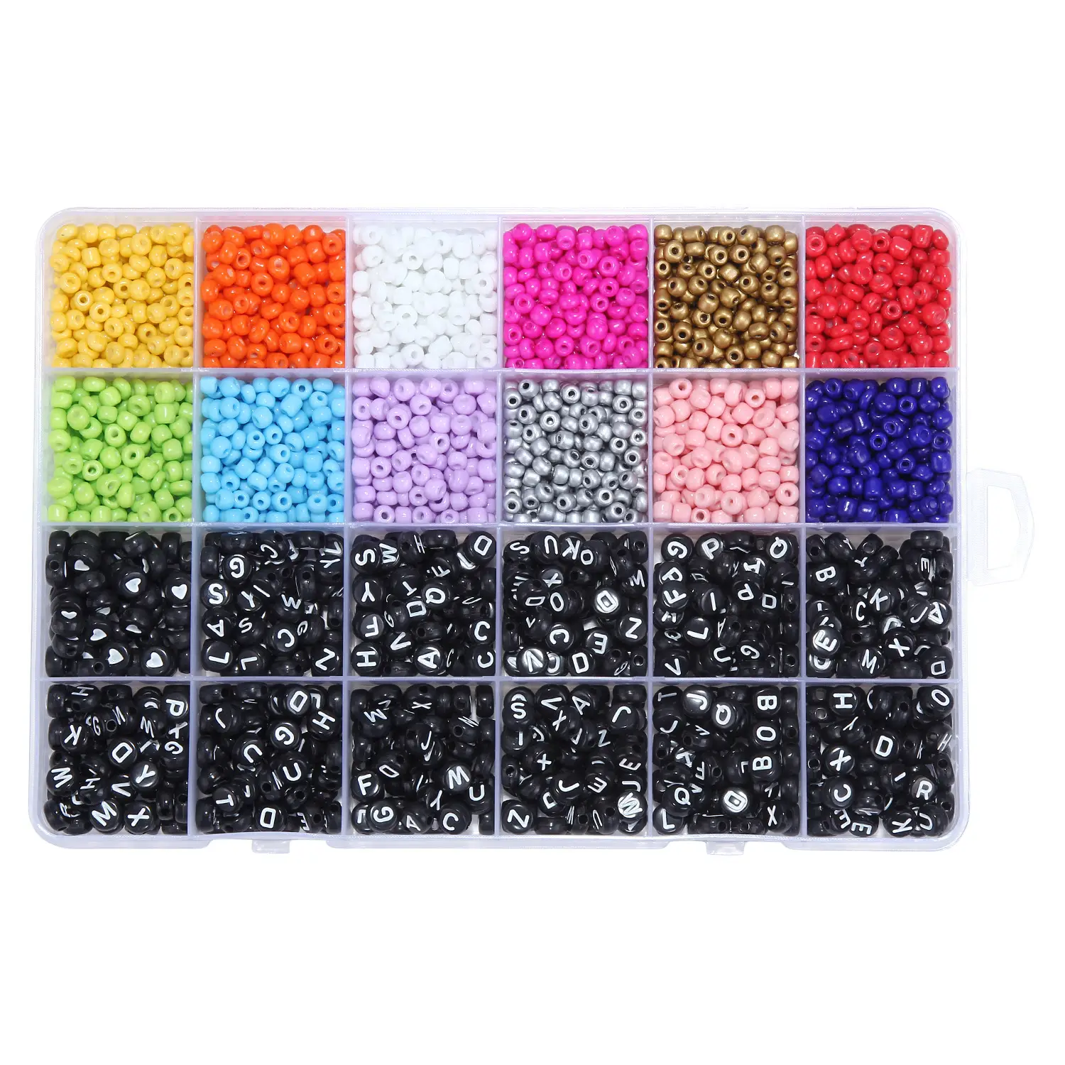 4mm Acrylic Letter Beads Set for DIY Bracelets - Image 3
