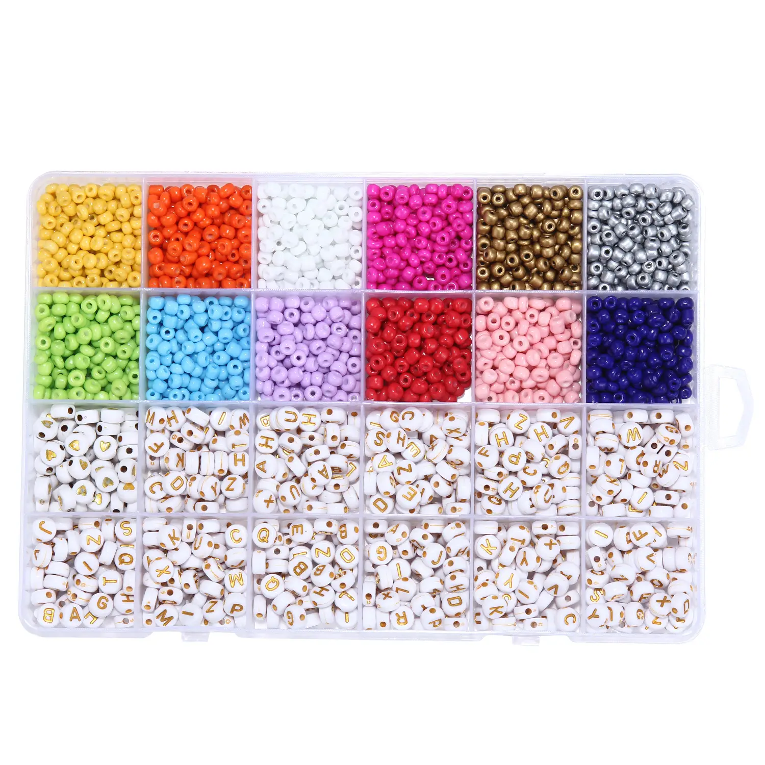 4mm Acrylic Letter Beads Set for DIY Bracelets - Image 4