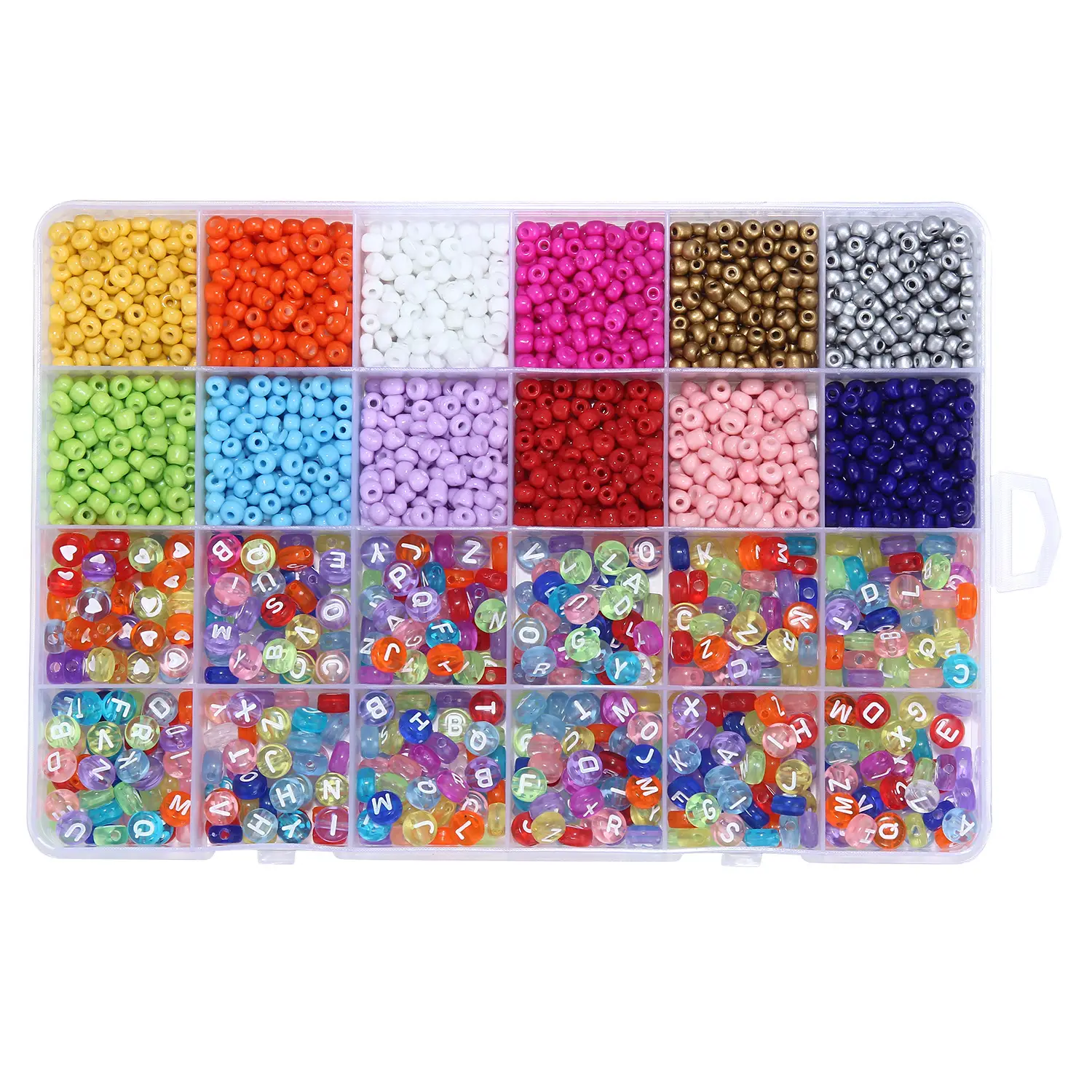 4mm Acrylic Letter Beads Set for DIY Bracelets - Image 6