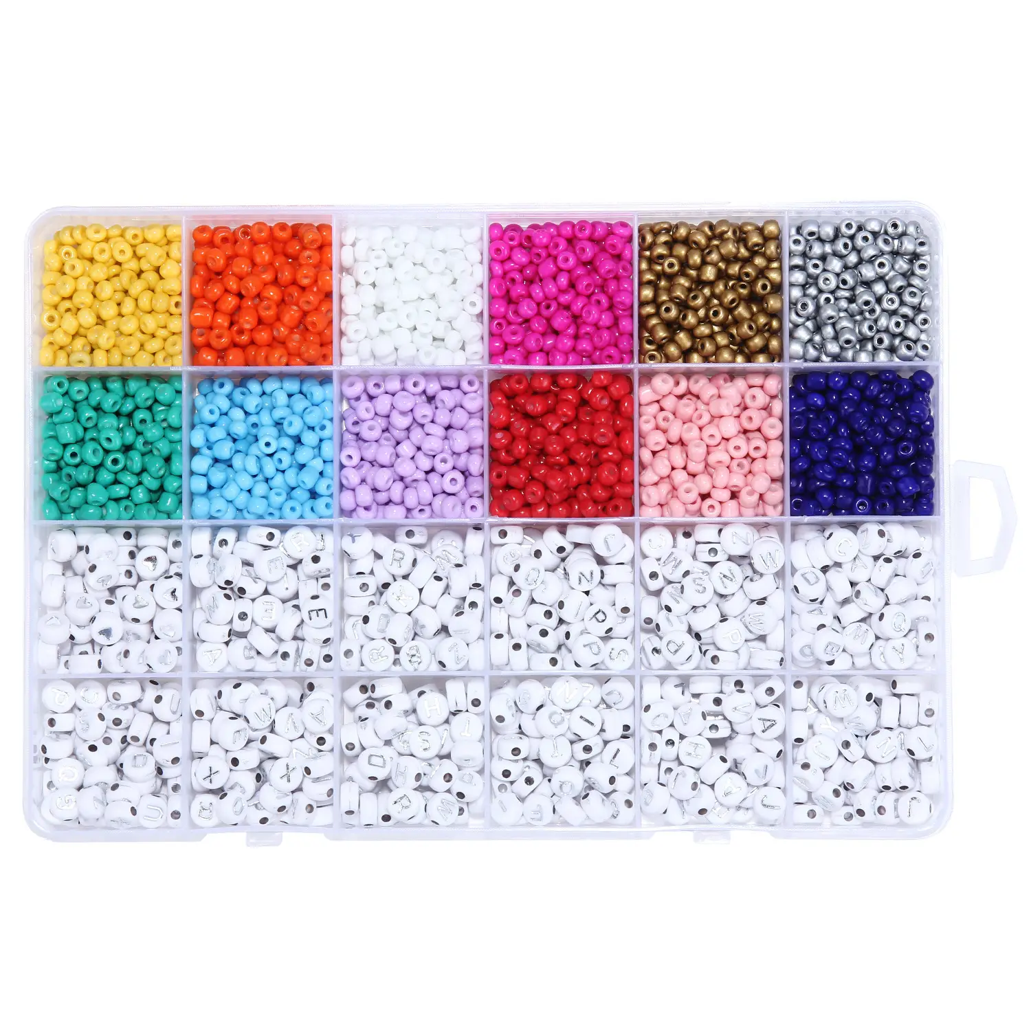 4mm Acrylic Letter Beads Set for DIY Bracelets - Image 8