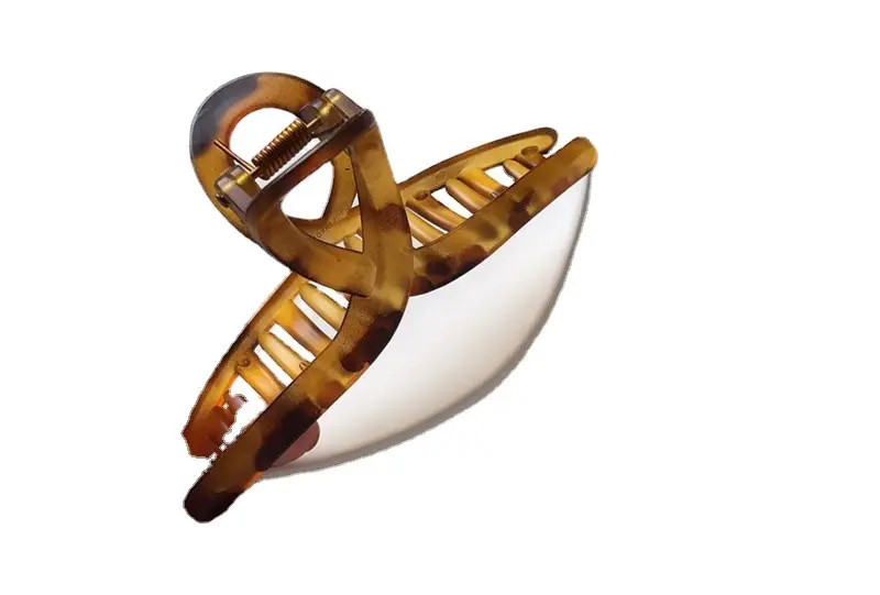 French Amber Frosted Hair Clip for Women - Image 6