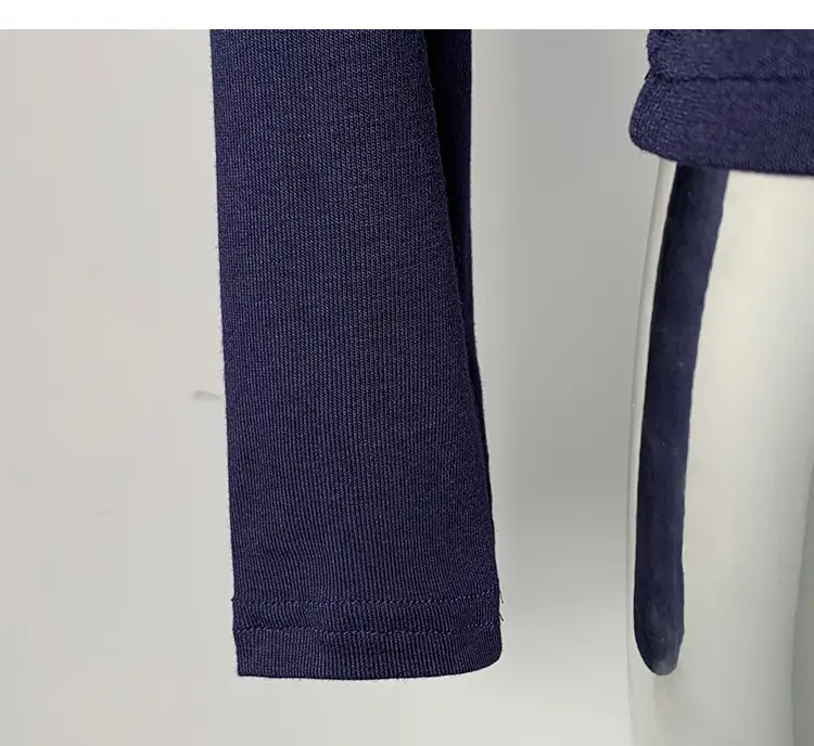 Red Long Sleeve Slim Fit T-Shirt for Women — feature 39
