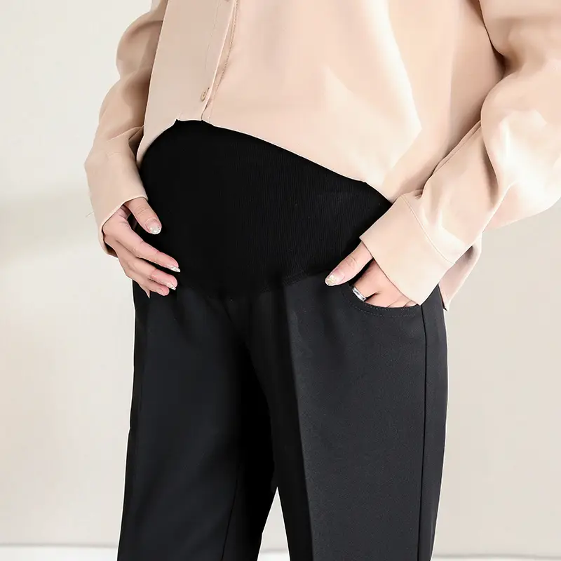 Women's Blue Straight-Pit Professional Suit Pants - Image 26