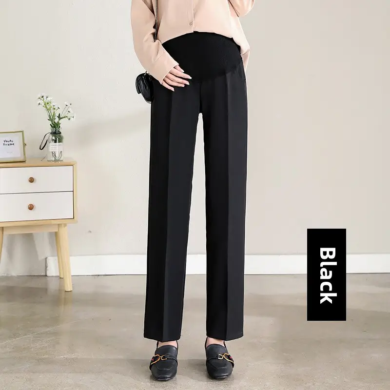 Women's Blue Straight-Pit Professional Suit Pants - Image 2