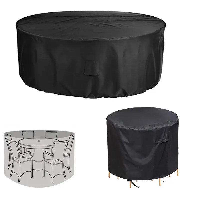 210D Waterproof BBQ Cover Round Outdoor Use — feature 5