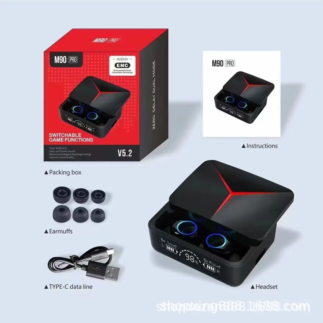 Wireless Bluetooth Headset with LED Display & Touch Motion Control - Image 6