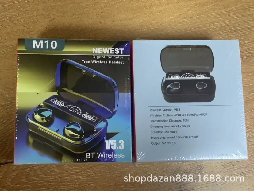 Wireless Bluetooth Headset with LED Display & Touch Motion Control - Image 3