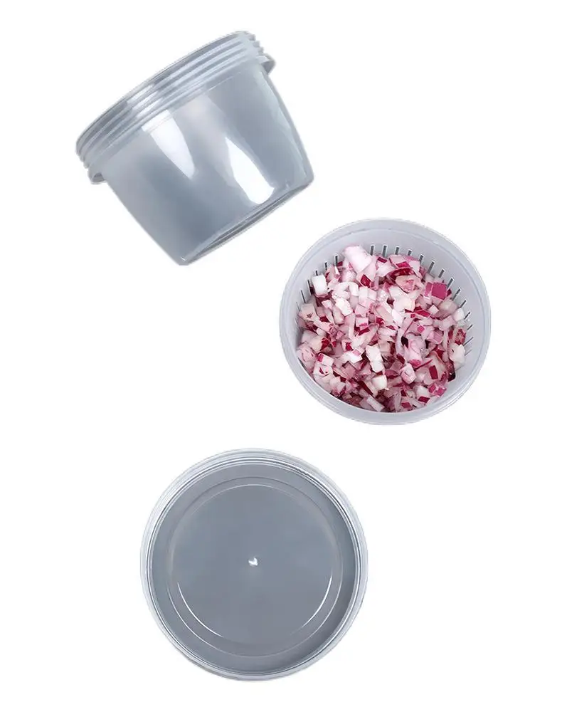 Japanese Style Plastic Refrigerator Storage Box Set with Lid - Image 6