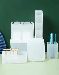 Japanese Style Plastic Refrigerator Storage Box Set with Lid — feature 15