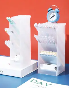 Japanese Style Plastic Refrigerator Storage Box Set with Lid — feature 19