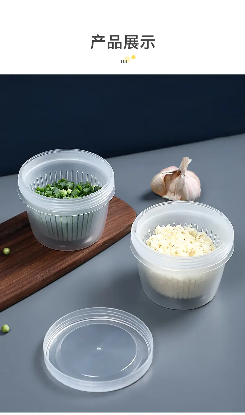 Japanese Style Plastic Refrigerator Storage Box Set with Lid — feature 29