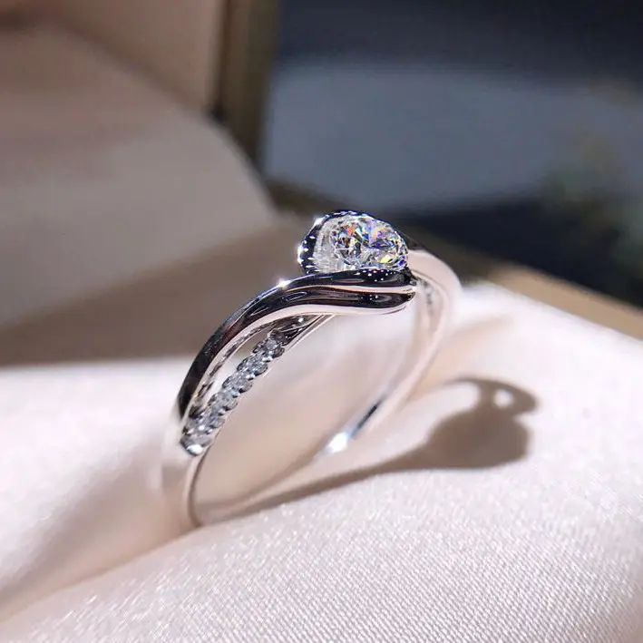 Twist Eight Heart Plating Ring Women's Fast Live Selling - Image 4