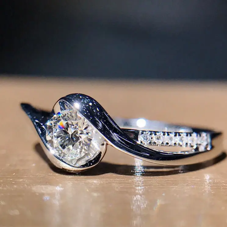 Twist Eight Heart Plating Ring Women's Fast Live Selling - Image 5