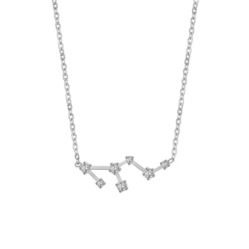 Cross-Border Zodiac Necklace with Diamond Engraving - Image 10