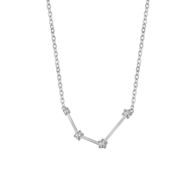 Cross-Border Zodiac Necklace with Diamond Engraving - Image 12